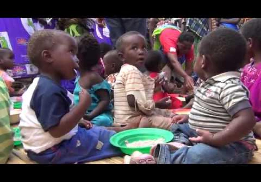 Community fighting malniutrition with support from World Vision