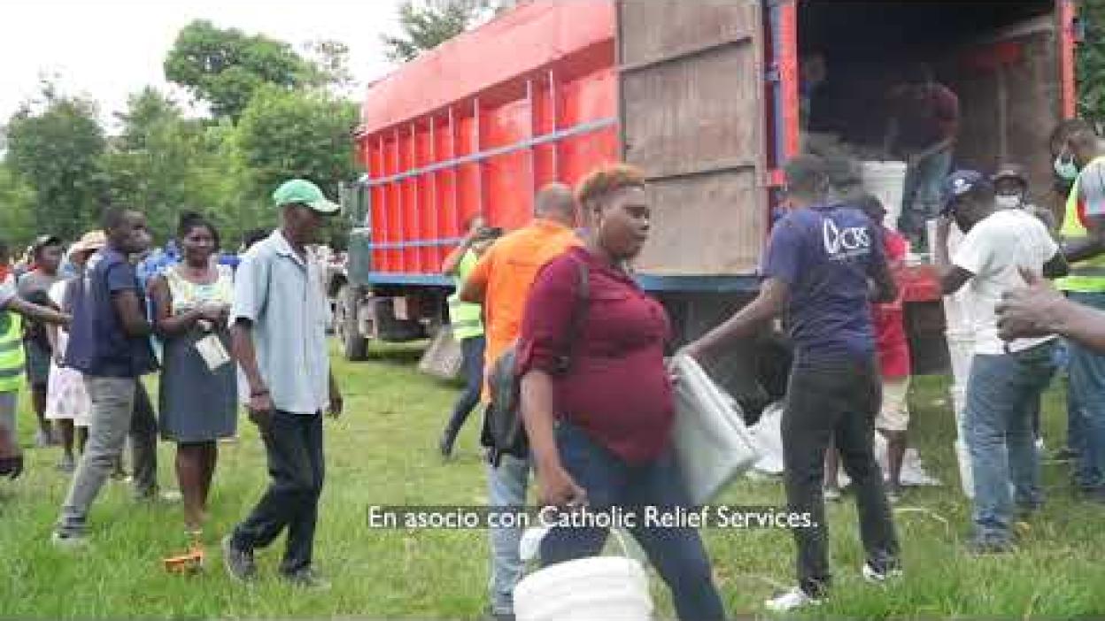 Helping earthquake survivors in Haiti