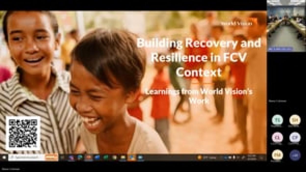 HYBRID EVENT:  Building Recovery and Resilience in FCV Context