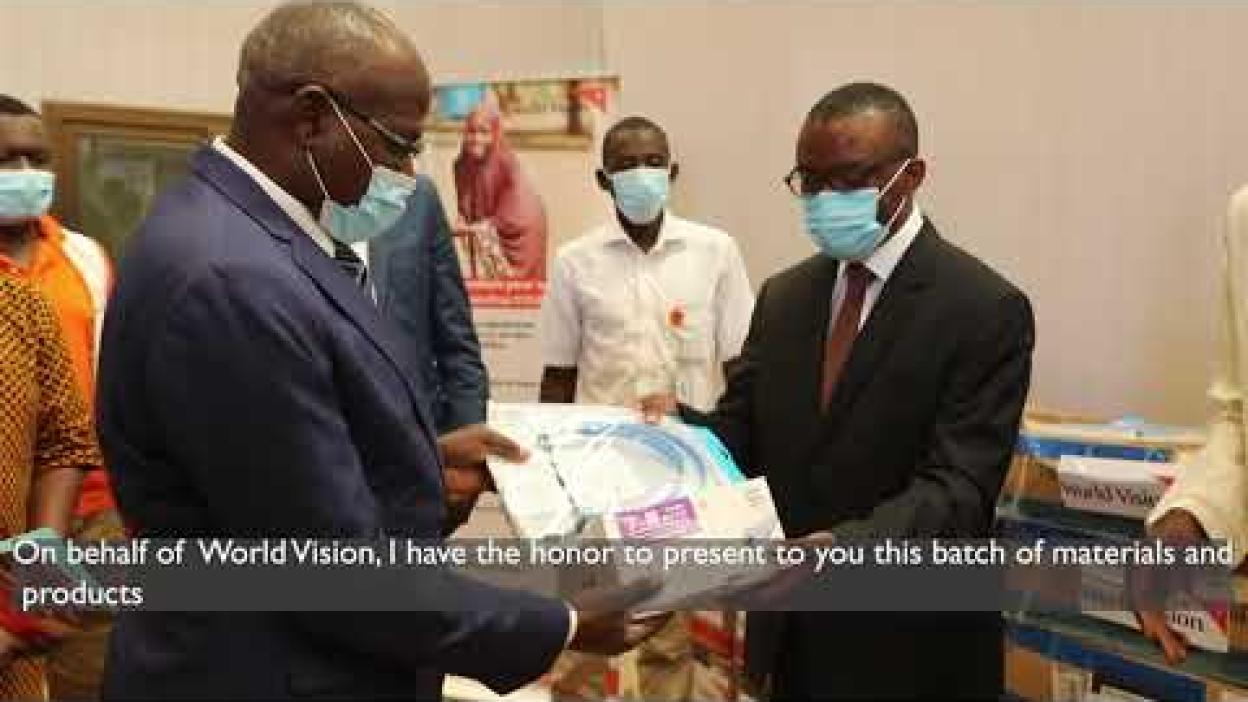 Official handing over of COVID-19 prevention & control materials to the Niger Health Ministry