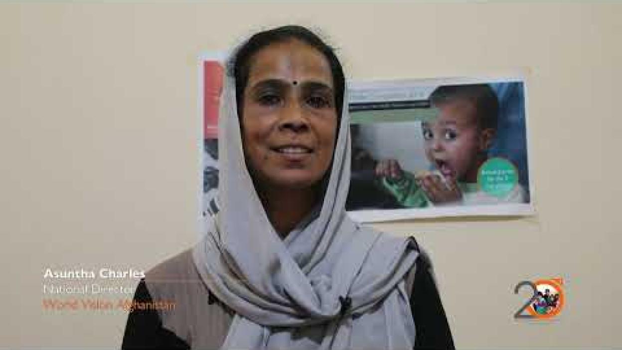 Asuntha Charles, National Director, World Vision Afghanistan