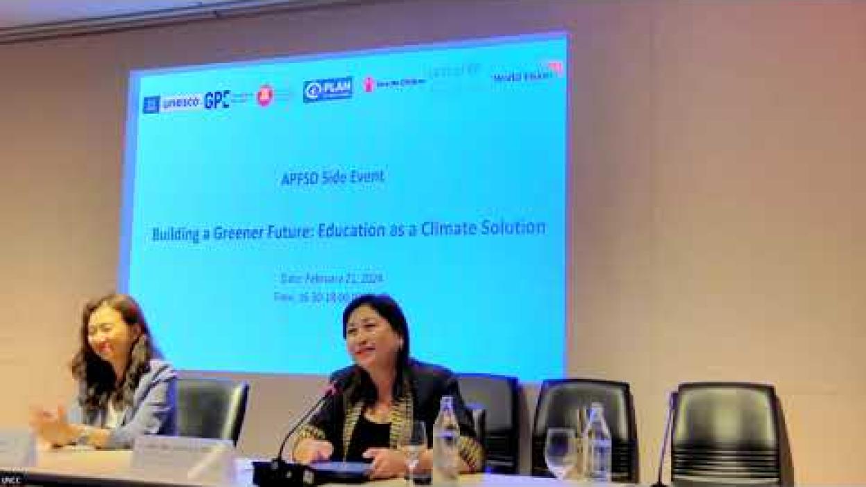 APFSD11 | Building a Greener Future: Education as a Climate Solution