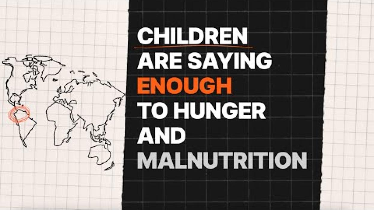 Children say #ENOUGH to hunger and malnutrition
