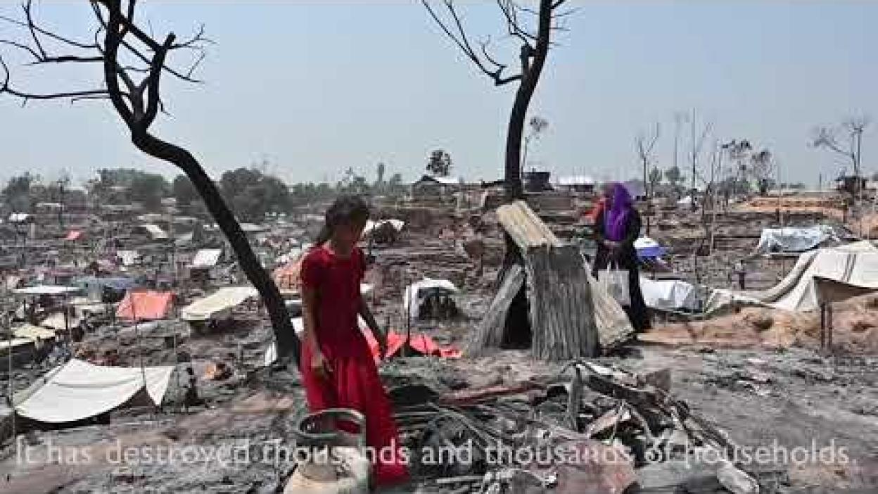 World Vision supports tens of thousands of Rohinga refugees after deadly fire in Cox's Bazaar