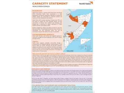 Capacity statement