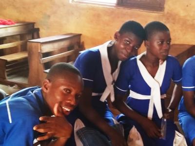 Mary and friends in school 