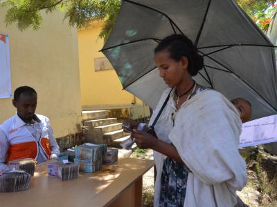 World Vision Ethiopia gave cash assistance to IDPs in North Ethiopia