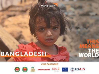 Disaster risk reduction work by World Vision Bangladesh