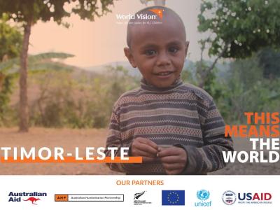 Disaster risk reduction work by World Vision Timor-Leste