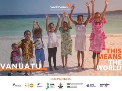 Disaster risk reduction work by World Vision Vanuatu