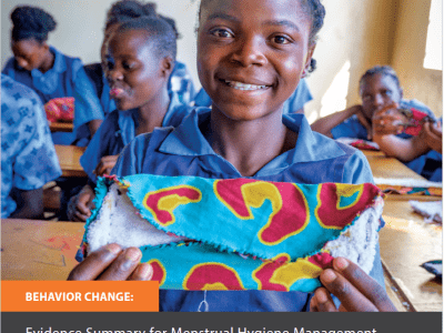 Behaviour Change Menstrual Hygiene Management