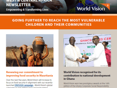 FY24 Q1 West and Central Africa Newsletter - Cover Page