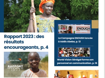 Le numéro de mars 2024 Newsletter World Vision Sénégal 