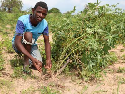Luis, who lives in Nampula, a northern province of Mozambique, saw his agricultural production being destroyed by the devastating winds of Cyclone Jude on 10th March