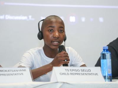 15-year-old Tsepiso urges African leaders to end child sexual abuse 