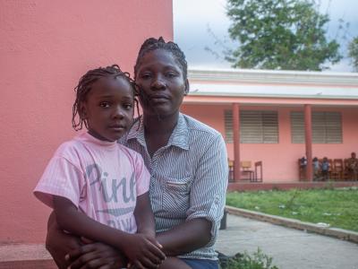 Wista and her daughter