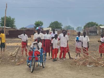 South Sudanese child 