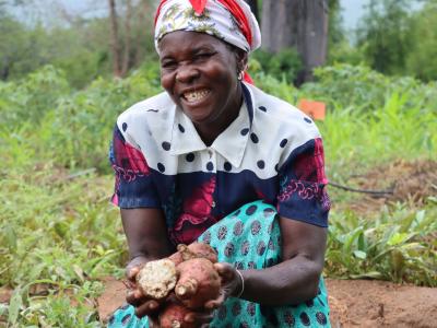 Maria Zita, a farmer from the Nkhondo community