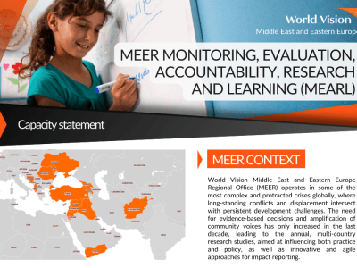 MEER MONITORING, EVALUATION, ACCOUNTABILITY, RESEARCH AND LEARNING (MEARL)