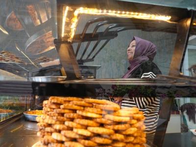 After receiving equipment and completing her training, Aynur is now proudly running her business. Her smile reflects a new beginning—one filled with experience and hope. — World Vision Syria Response, Samer Asaid 