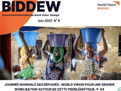 World Vision Senegal's Newsletter for Quarter April to June 2025.