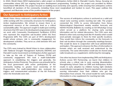 Reaching the Last Mile with Early Warning Information for Anticipatory Action 