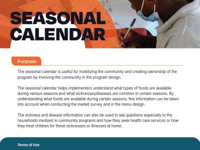 Seasonal calendar