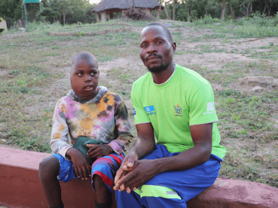 From left to right: Tinashe and his father Tranos