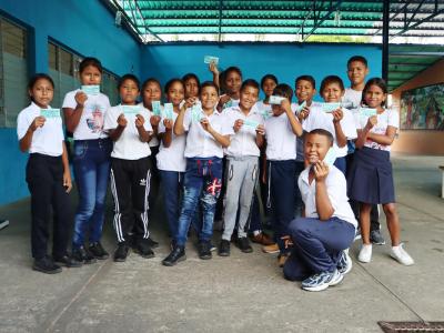 1000 students received de-worming tablets through school, they also are screened by a nutritionist and given medical attention where needed.