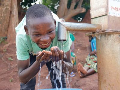 New borehole funded by McGover-Dole International Food for Education and Child Nutrition Program 