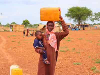 Sudanese refugee mother 