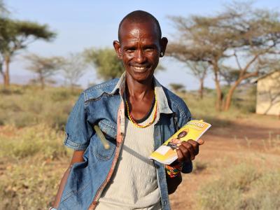 Supken Lenkaina is determined to protect his younger sisters from child marriage and female genital mutilation, standing up as a guardian of their rights and future. © World Vision Photo/David Nderitu 