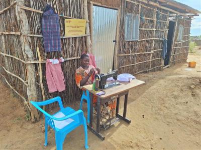 South Sudanese female tailor