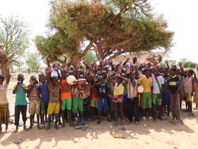 Mobile child-friendly spaces in Kaya