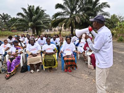 Training session about breastfeeding