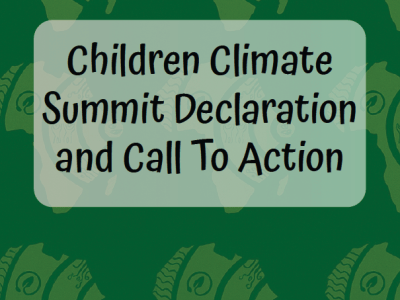 Children Declaration Africa Climate Summit 2