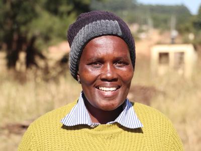 Lungile from Simemeni after a community health training supported by World Vision.