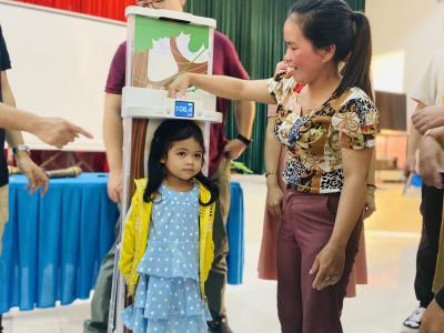 Laser height measurement in Viet Nam