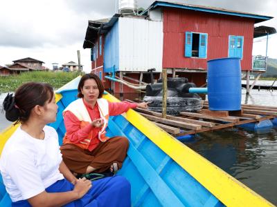 Floating Toilet - WASH