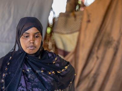 Marwa Farhan Mohamed, 15, sits quietly in the shade of what remains of her family’s home in rural Somalia. Her voice reflects the innocence of a child, but it is also heavy with despair.