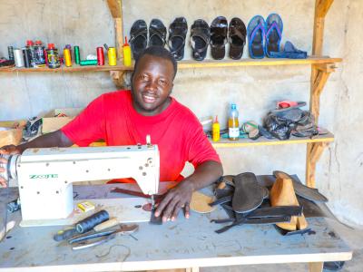 From Sponsored child to shoemaker: How World Vision gave Isaac a second chance at life.