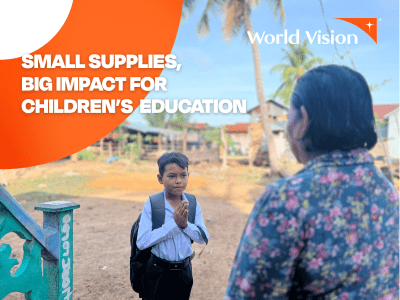 SMALL SUPPLIES, BIG IMPACT FOR CHILDREN’S EDUCATION