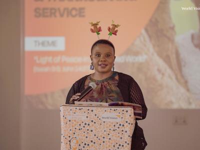 Tinah Mukunda, National Director, World Vision Ghana