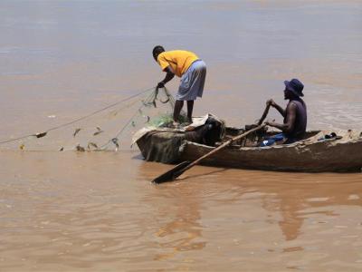 During floods navigating through the river is considered dangerous. 