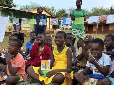 Jennifer at a reading club