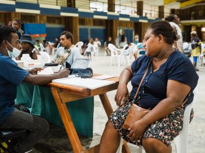 Satellite clinic at West Guadalcanal