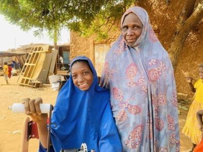 Nousseiba and her grandmother