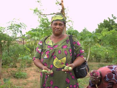 Phot Nana in the garden