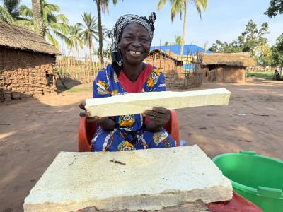 Dolly after manufacturing a soap