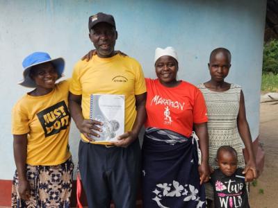 From left to right: Ngoni, Musande, Nester, their daughter Mercy and their granddaughter 